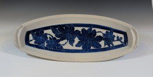 Carved Clematis Tray