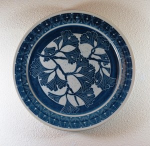 Blue Ginkgo Platter